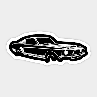 1968 Shelby GT500KR Sticker